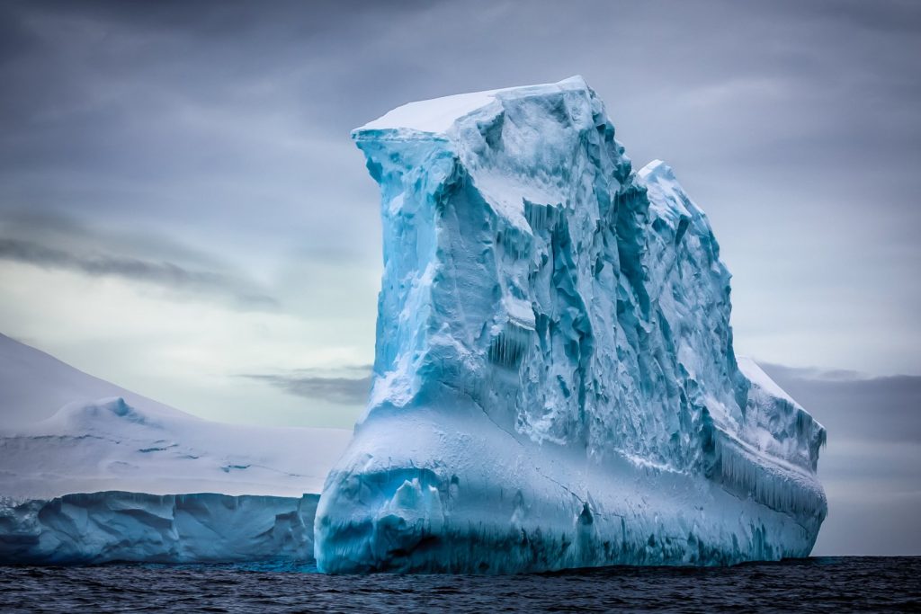 antarctic iceberg in the snow project art ubu